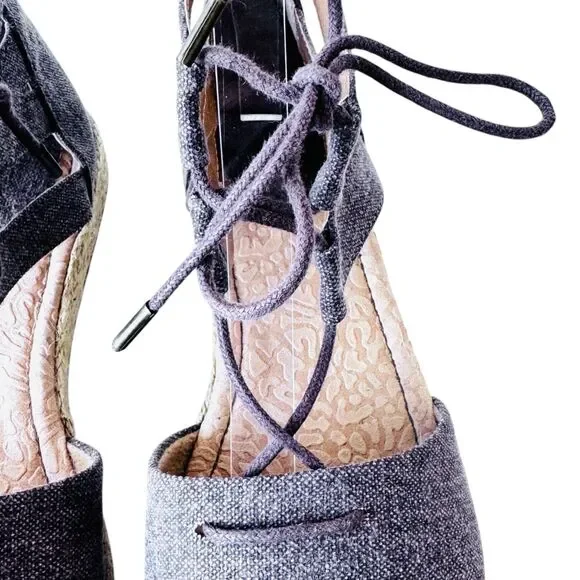 BOC/Born Concept Lucy Gladiator Espadrille Sandal Shoe Brown Canvas Size 7M - Picture 7 of 13